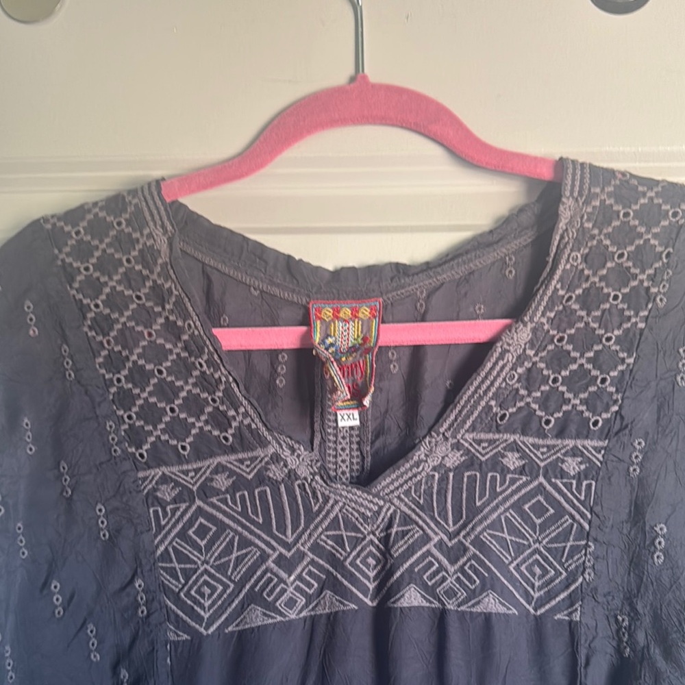 Johnny Was Tunic with Intricate Patterns - Picture 5 of 7
